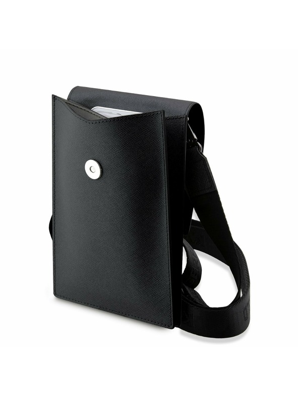 Karl Lagerfeld Karl Lagerfeld Saffiano Metal Logo NFT Torbica za Telefon Black