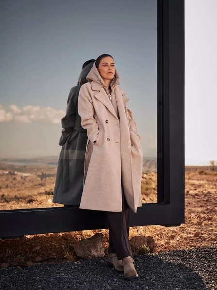 Moodo Bež ženska jakna