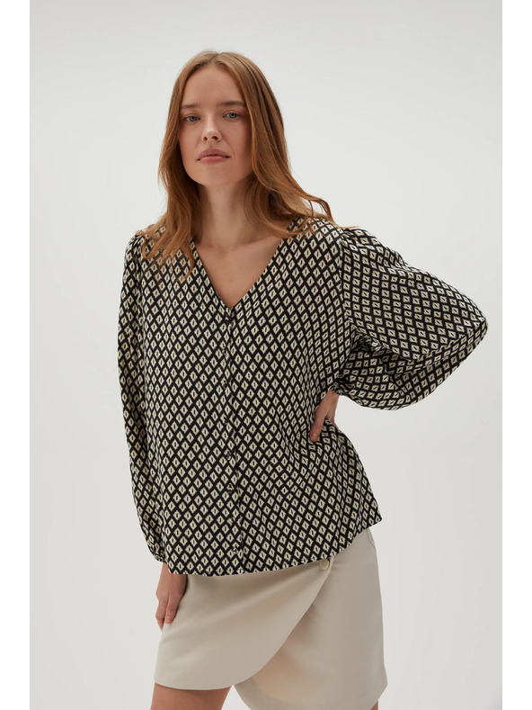 Moodo Crna ženska košulja