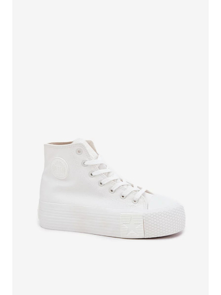 BIG STAR SHOES Ženske platnene tenisice na platformi Big Star
