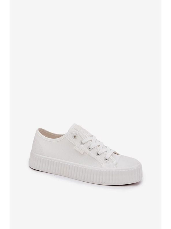 BIG STAR SHOES Ženske platnene tenisice na platformi Big Star