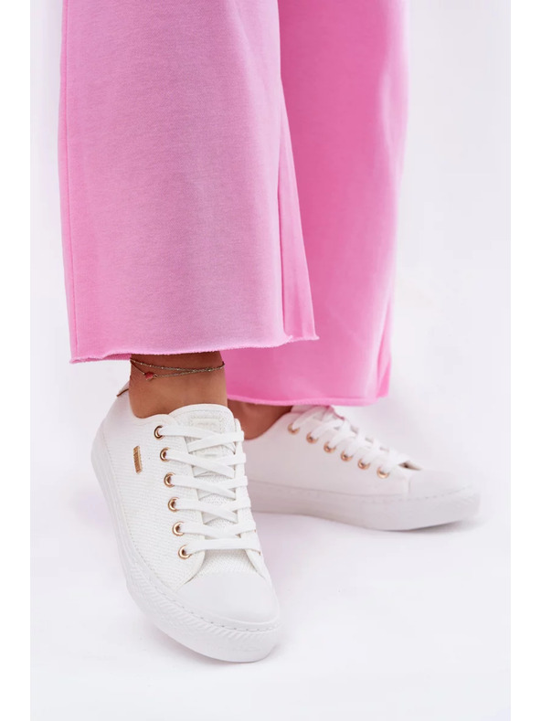 BIG STAR SHOES Ženske platnene tenisice Big Star – bijele