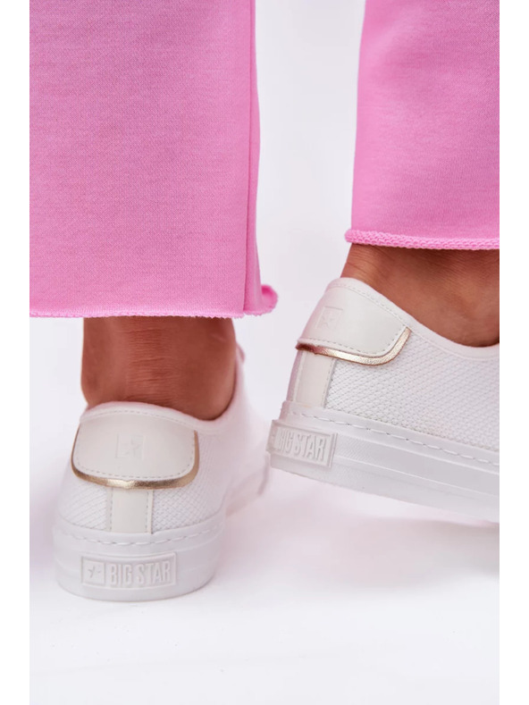 BIG STAR SHOES Ženske platnene tenisice Big Star – bijele