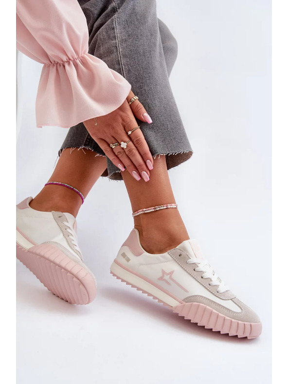 BIG STAR SHOES Ženske niske tenisice Big Star Ružaste