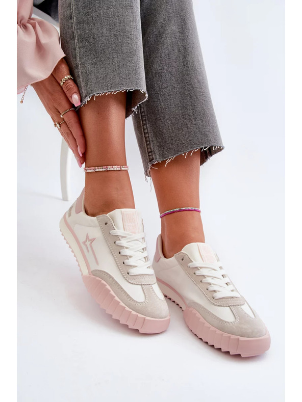 BIG STAR SHOES Ženske niske tenisice Big Star Ružaste