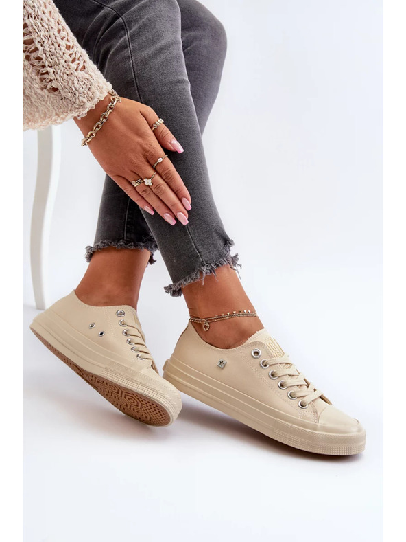 BIG STAR SHOES Klasične ženske tenisice Big Star - Bež