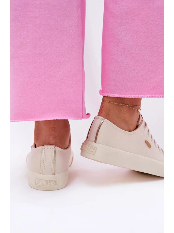 BIG STAR SHOES Ženske platnene tenisice Big Star – bež