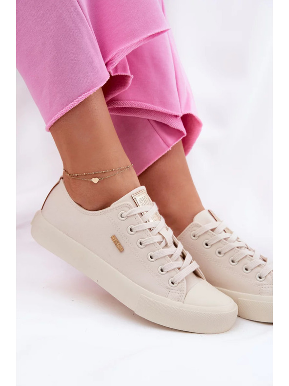 BIG STAR SHOES Ženske platnene tenisice Big Star – bež