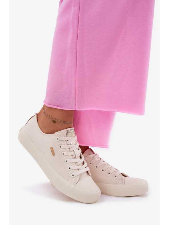 BIG STAR SHOES Ženske platnene tenisice Big Star – bež
