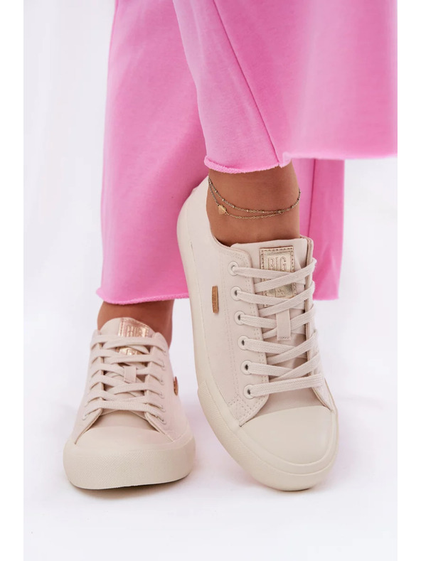 BIG STAR SHOES Ženske platnene tenisice Big Star – bež