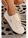 BIG STAR SHOES Ženske platnene tenisice Big Star – bež