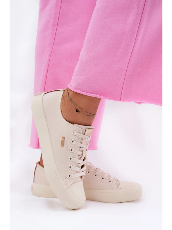 BIG STAR SHOES Ženske platnene tenisice Big Star – bež