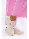 BIG STAR SHOES Ženske platnene tenisice Big Star – bež
