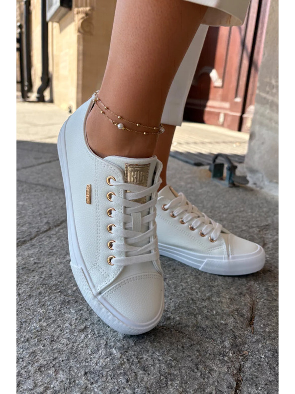 BIG STAR SHOES Ženske tenisice od ECO kože Big Star – bijele