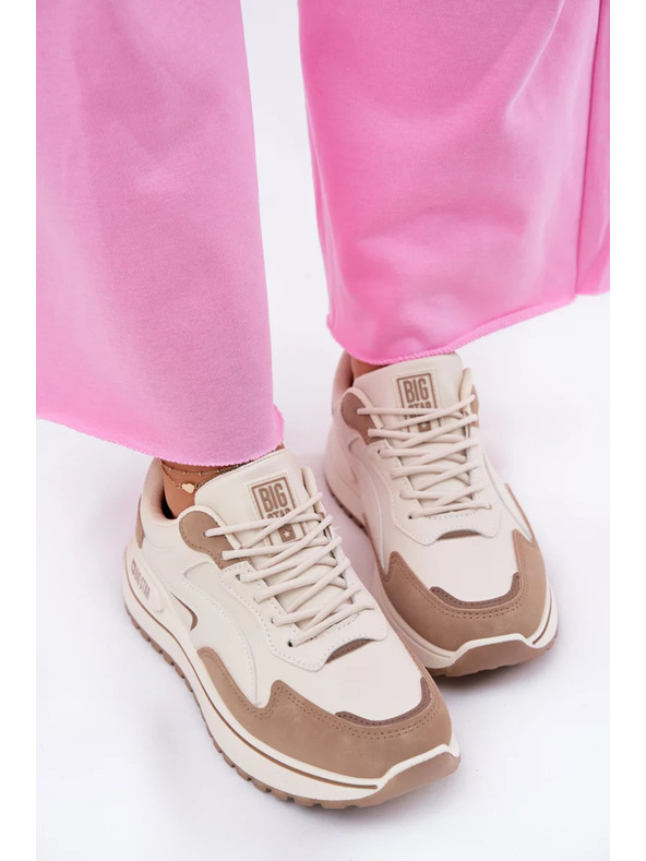 BIG STAR SHOES Ženske tenisice Big Star HI-POLY SYSTEM – bež