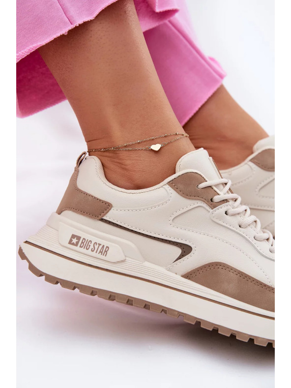 BIG STAR SHOES Ženske tenisice Big Star HI-POLY SYSTEM – bež