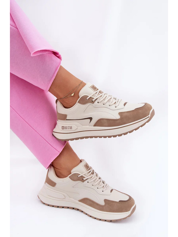 BIG STAR SHOES Ženske tenisice Big Star HI-POLY SYSTEM – bež