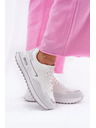 BIG STAR SHOES Ženske tenisice Big Star HI-POLY SYSTEM – bijele