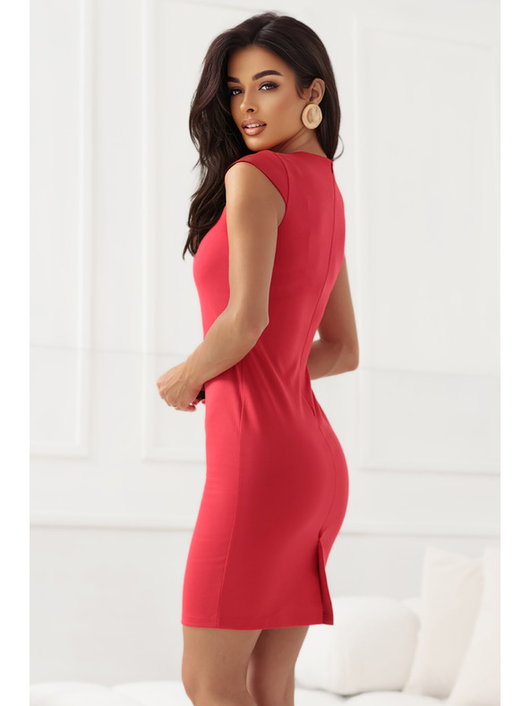 numoco Klasične uske haljine u crvenoj boji