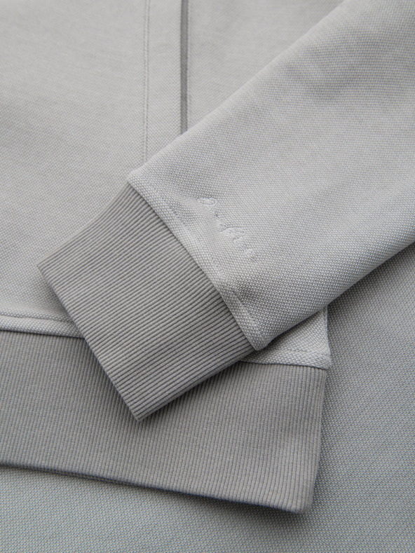 Ombre Clothing Muška pletena bomber jakna - siva