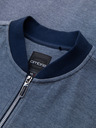 Ombre Clothing Muška pletena bomber jakna - tamnoplava
