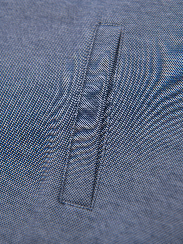 Ombre Clothing Muška pletena bomber jakna - tamnoplava