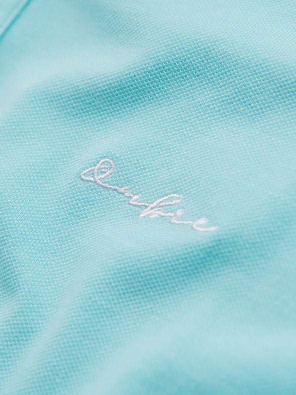 Ombre Clothing Pamučna polo majica od piké pletiva - plava