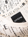 Ombre Clothing Pamučna majica s otiskom i okruglim izrezom - krem