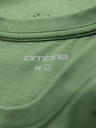 Ombre Clothing Muška pamučna majica s otiskom i okruglim izrezom - zelena