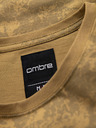 Ombre Clothing Muška uzorkovana pamučna majica s kratkim rukavima - maslinasta