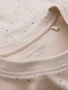 Ombre Clothing Muška pamučna majica s otiskom i okruglim izrezom - bež