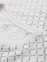 Ombre Clothing Muška pletena majica s cjelovitimotiskom - bijela