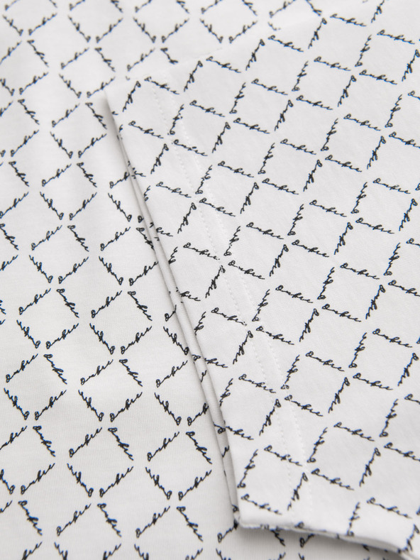 Ombre Clothing Muška pletena majica s cjelovitimotiskom - bijela