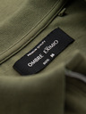 Ombre Clothing Muška polo majica s patentom - maslinasta