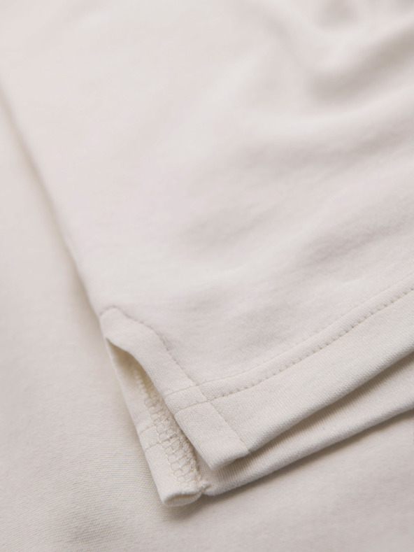 Ombre Clothing Muška polo majica s patentom - bijela