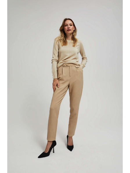 Moodo Béževe hlače mel
