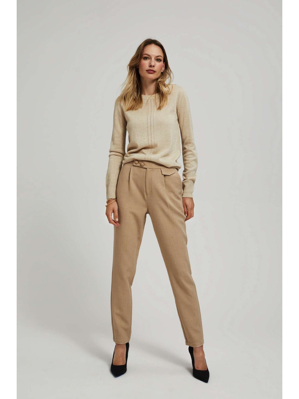 Moodo Béževe hlače mel