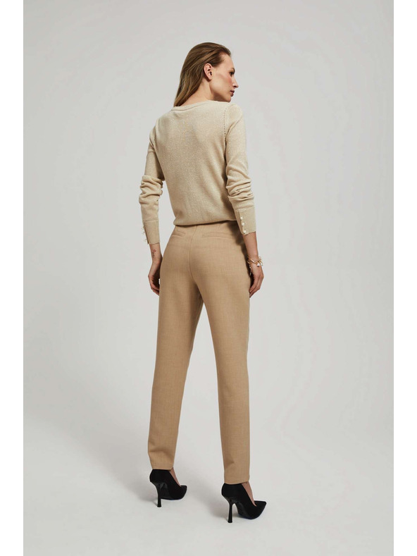 Moodo Béževe hlače mel