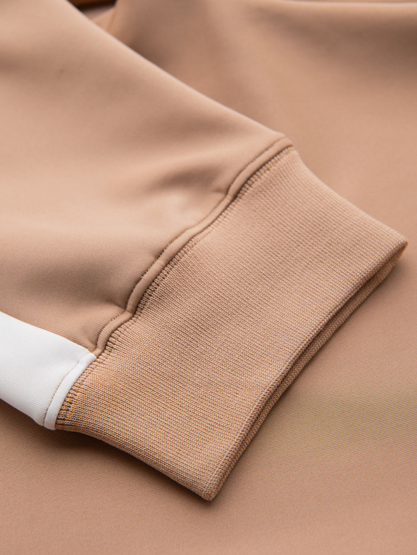 Ombre Clothing Muške jogger trenirke s kontrastnim prugama - bež