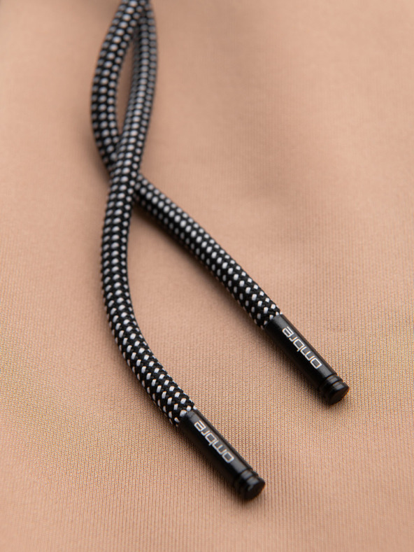 Ombre Clothing Muške jogger trenirke s kontrastnim prugama - bež