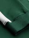 Ombre Clothing Muške trenirke s kontrastnim rubom - tamnozelene