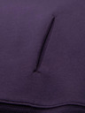 Ombre Clothing Uniseks dukserica s džepovima i kapuljačom - ljubičasta