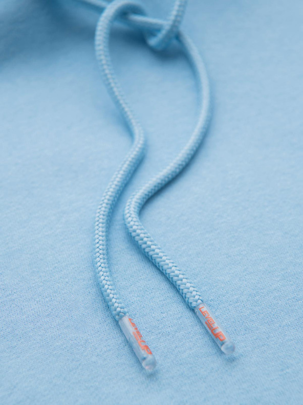 Ombre Clothing Uniseks dukserica s kapuljačom i džepovima - plava