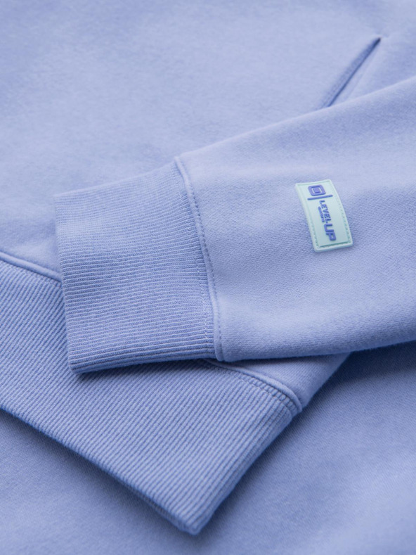 Ombre Clothing Uniseks dukserica s kapuljačom i džepovima - lavanda