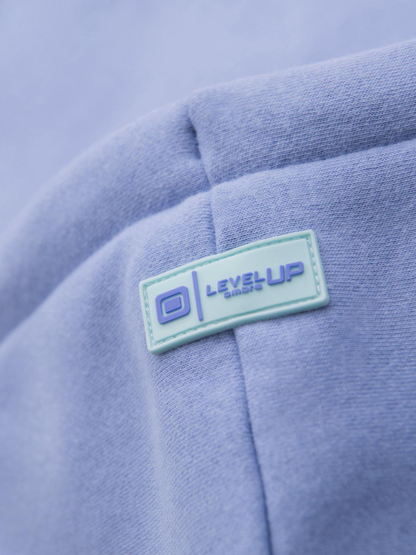 Ombre Clothing Uniseks dukserica s kapuljačom i džepovima - lavanda