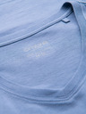 Ombre Clothing Muška klasična pamučna majica BASIC s V-izrezom - plava
