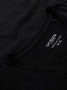 Ombre Clothing Muška klasična pamučna majica BASIC - crna