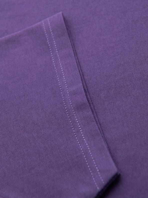 Ombre Clothing Muška klasična pamučna majica BASIC - ljubičasta