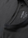Ombre Clothing Muška klasična pamučna majica BASIC - siva