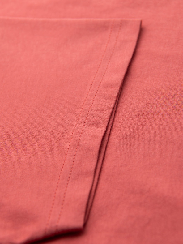 Ombre Clothing Muška klasična pamučna majica BASIC - koraljna